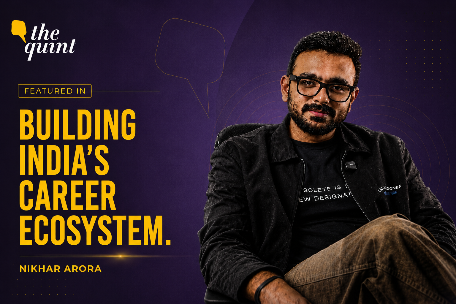 Nikhar Arora Featured in The Quint